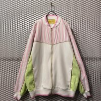 SWAGGER - Striped Switching Super Over Blouson (XXL)