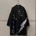 SUPER LADY by KANSAI YAMAMOTO - Geometric Mockneck Long Knit Jacket