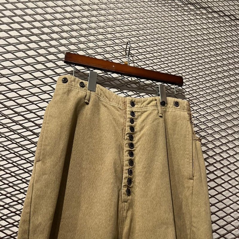 画像2: KAPITAL - Linen Switching Clown Pants