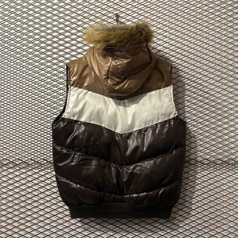 画像5: Used - Enamel Switching Fur Down Vest