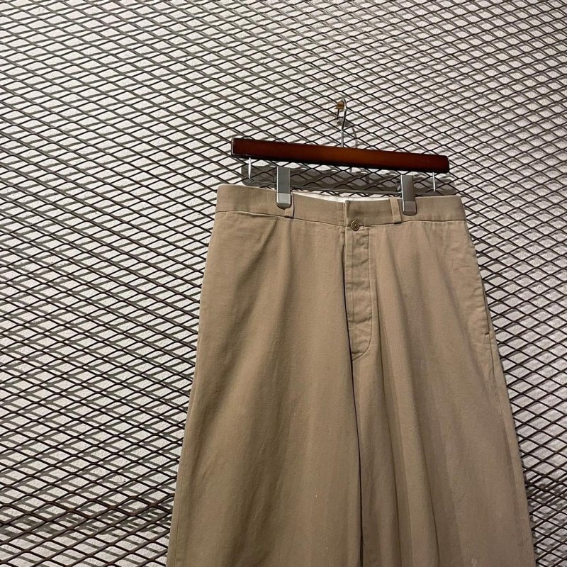 画像2: YAECA - Wide Cropped Chino Pants