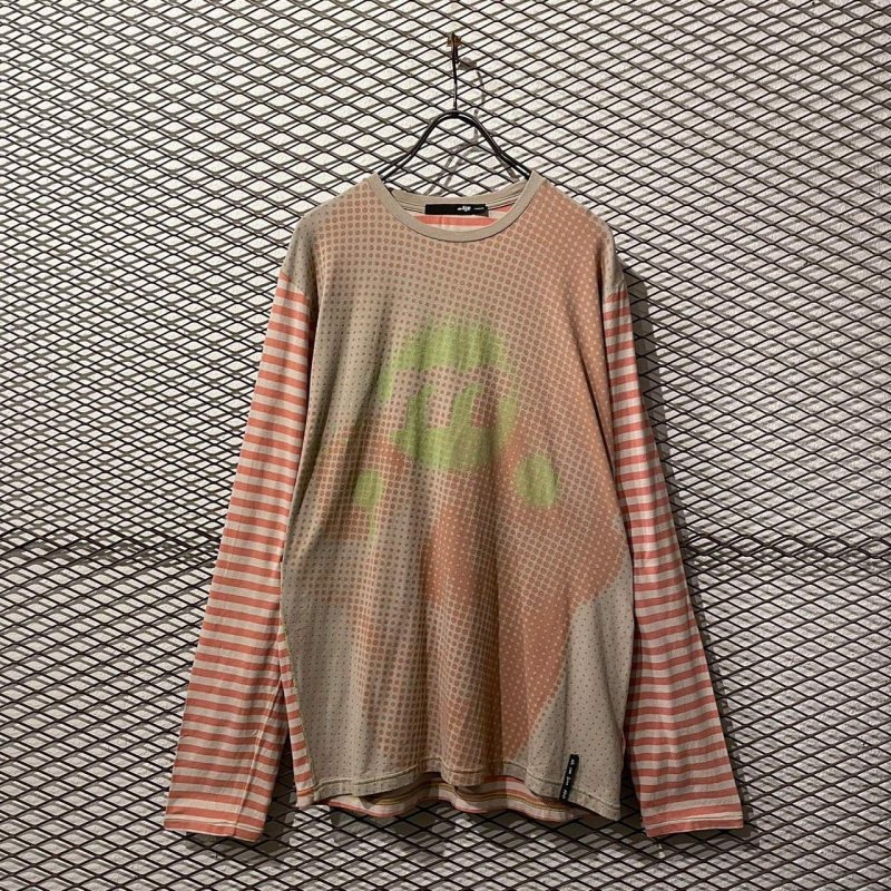 画像1: montage - Dot × Border Switching L/S Tee