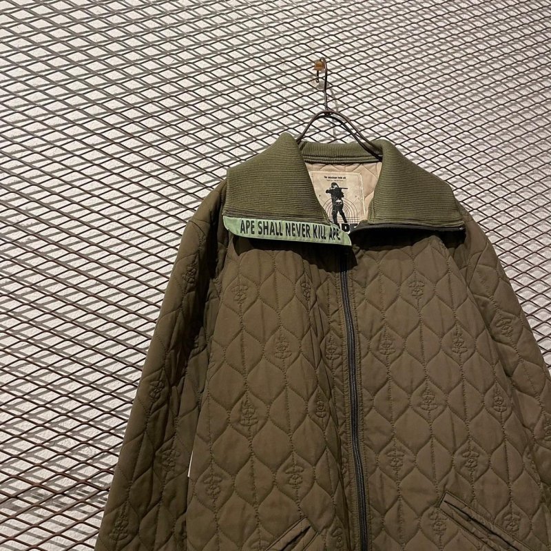 画像2: A BATHING APE - 90's Quilted Zip-up Jacket