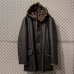 画像1: JUN MEN - Fake Leather Hooded Coat (1)