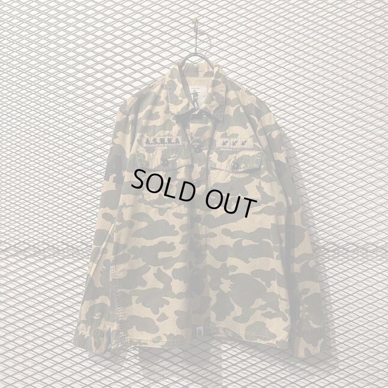 画像1: A BATHING APE - 90's Camouflage Military Jacket