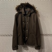 PPFM - Fur Hooded Zip-up Jacket