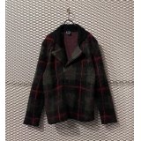 PPFM - Checked Mohair Blend Double Rider Jacket
