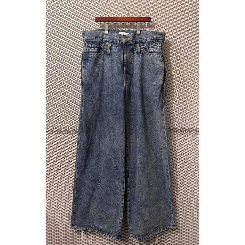 画像1: FACETASM - Super Big Denim Pants (Wash)