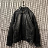 COLEBROOK - 90's Leather Zip-up Jacket