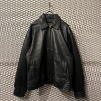 COLEBROOK - 90's Leather Zip-up Jacket