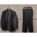 画像1: テーラーシマノ - 4B Striped Double Tailored Setup (1)