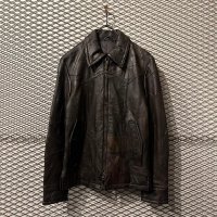 TORNADO MART - "HAGI" Sheep Leather Zip-up Jacket