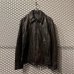 画像1: TORNADO MART - "HAGI" Sheep Leather Zip-up Jacket (1)