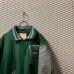 画像4: Used - "F" Leather Switching Stadium Jacket (BORO)