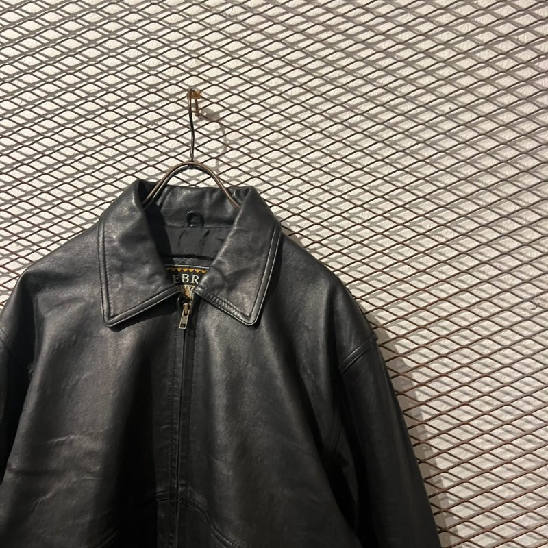 画像4: COLEBROOK - 90's Leather Zip-up Jacket