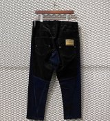 FRAPBOIS - Corduroy × Velour Switching Sarouel Pants