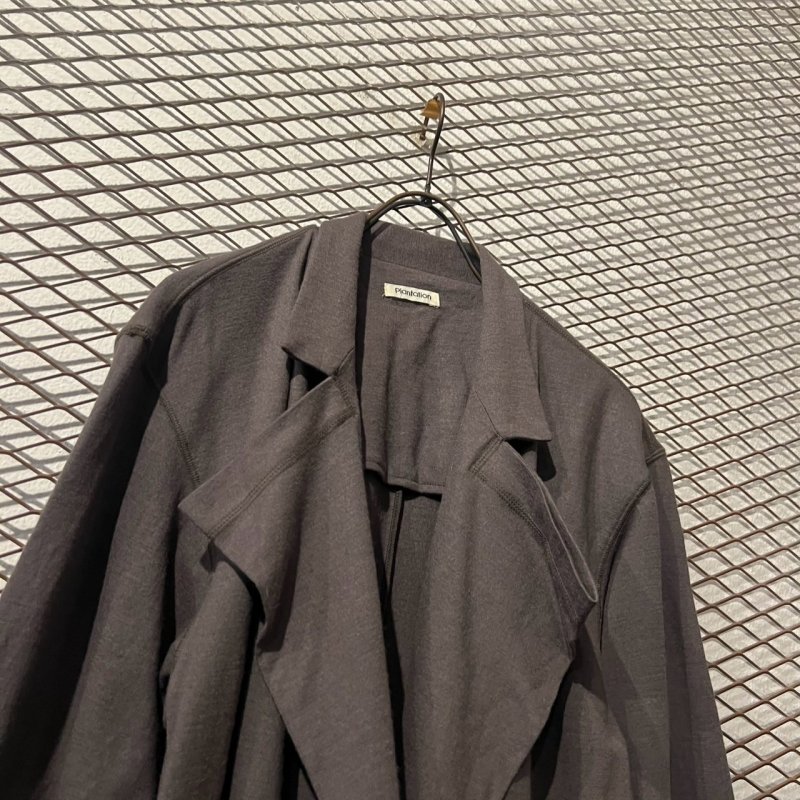 画像2: Plantation - 80's Drape Design Cardigan (Issey Miyake)