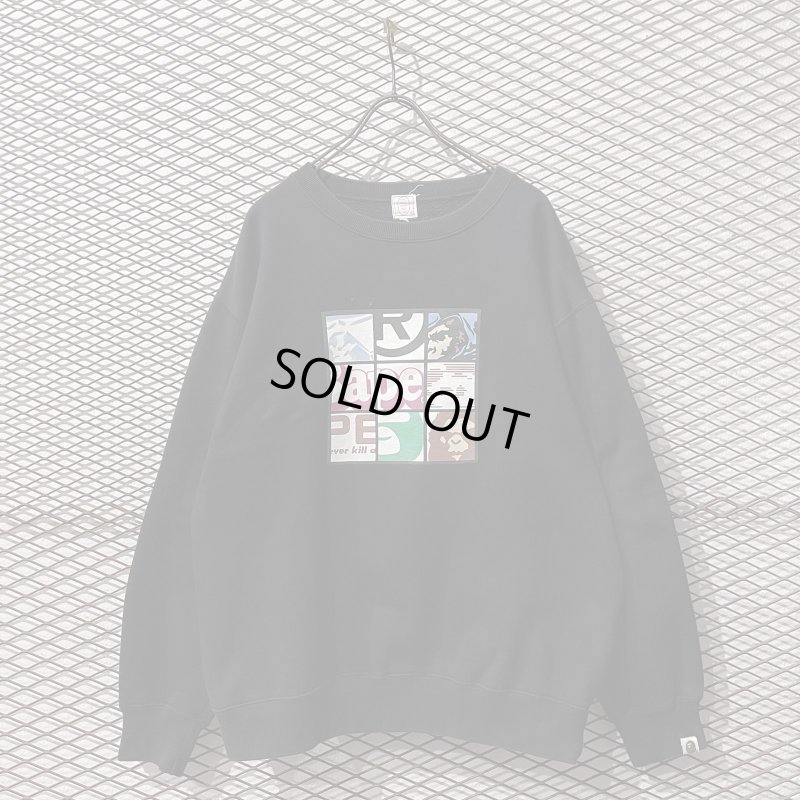 画像1: A BATHING APE - Frame Division Sweat