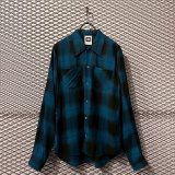 SWAGGER - Rayon Ombre Check Shirt