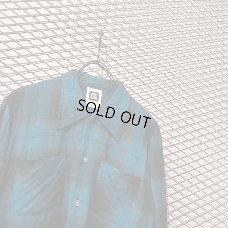 画像2: SWAGGER - Rayon Ombre Check Shirt