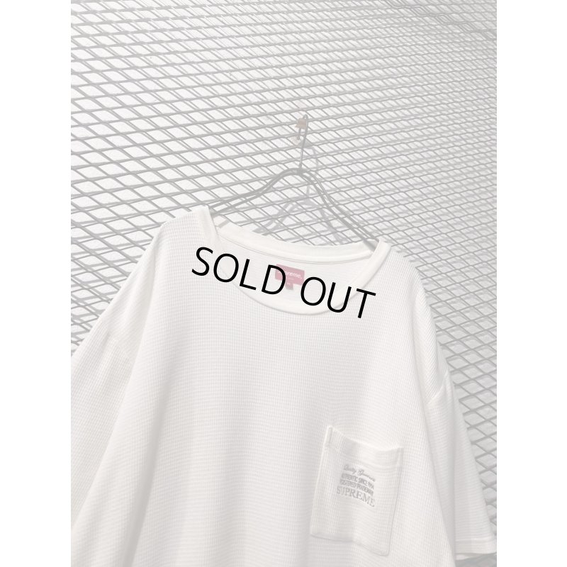 画像2: SUPREME - Embroidery Thermal Pocket Tee (XL)