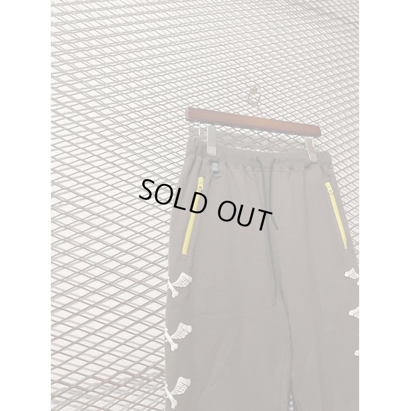 画像2: JieDa - Bone x Feather Cropped Sweat Pants