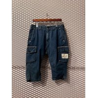 NEIGHBORHOOD - Cropped Denim Cargo Pants