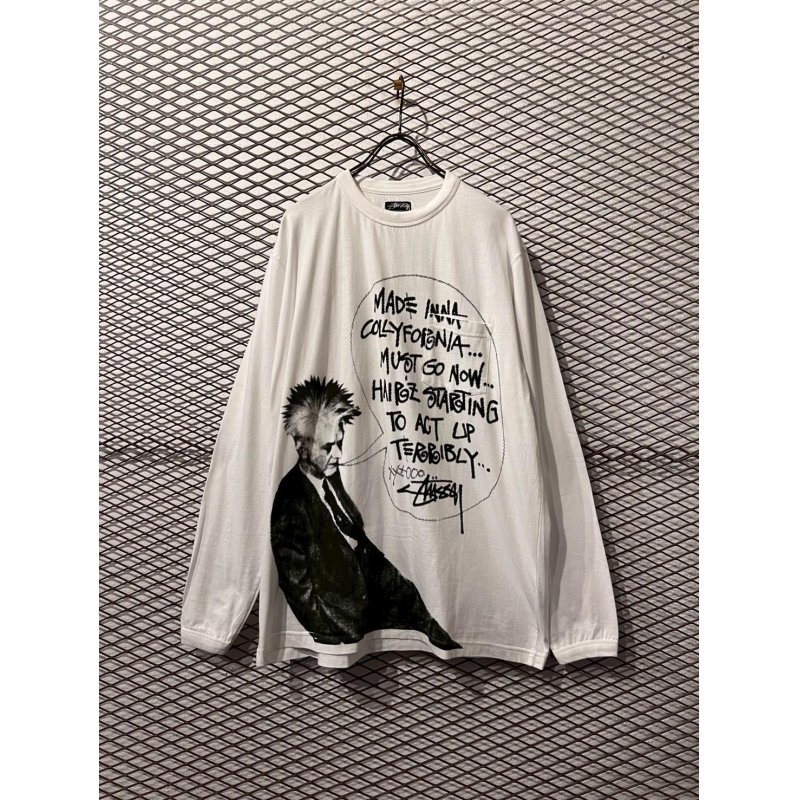 画像1: STUSSY - 00's Clazy Hair L/S Tee