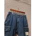 画像2: NEIGHBORHOOD - Cropped Denim Cargo Pants (2)