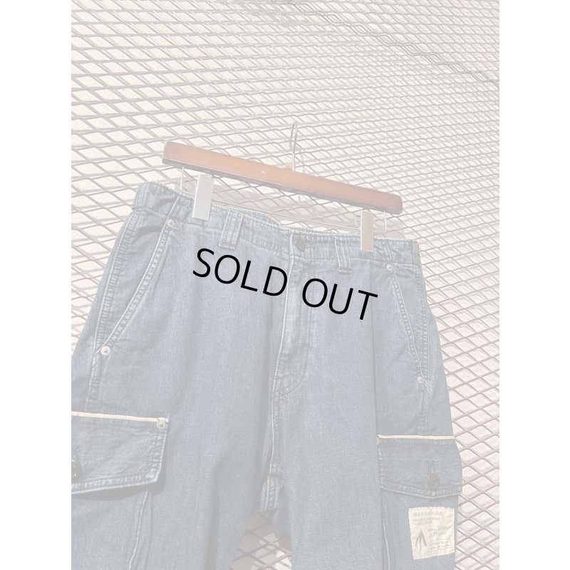画像2: NEIGHBORHOOD - Cropped Denim Cargo Pants