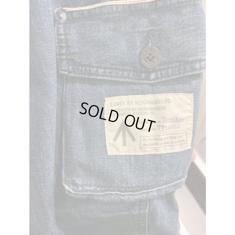 画像4: NEIGHBORHOOD - Cropped Denim Cargo Pants