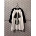 画像1: STUSSY - 90's Skull Raglan Tee (1)