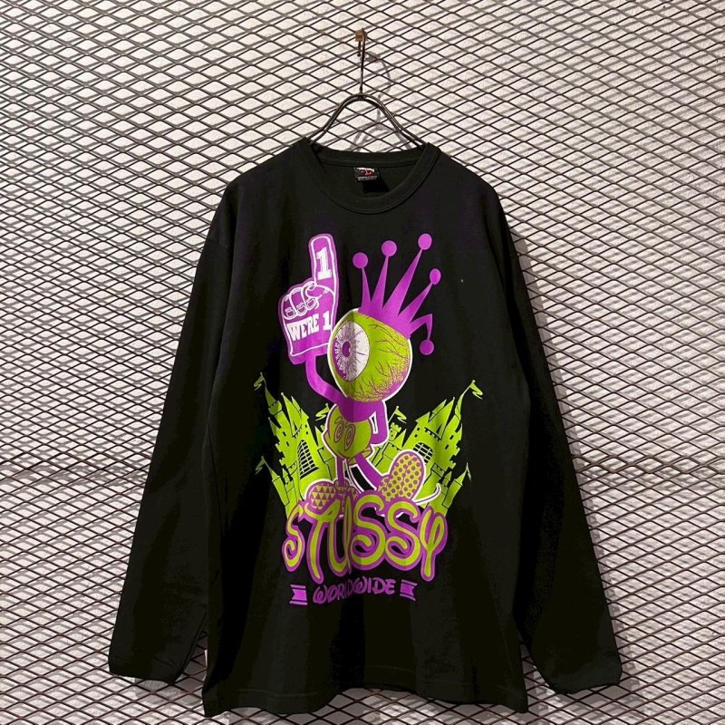 画像1: STUSSY - Eyeball L/S Tee