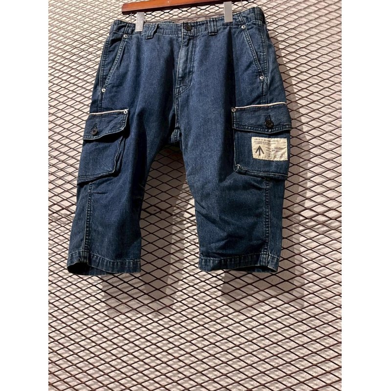 画像3: NEIGHBORHOOD - Cropped Denim Cargo Pants