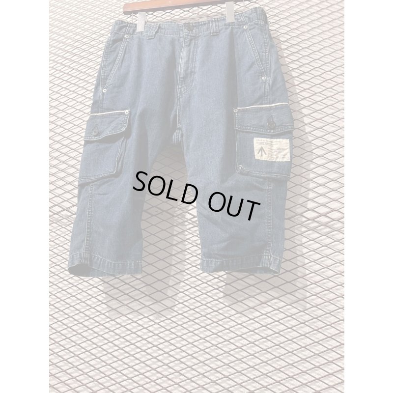 画像3: NEIGHBORHOOD - Cropped Denim Cargo Pants