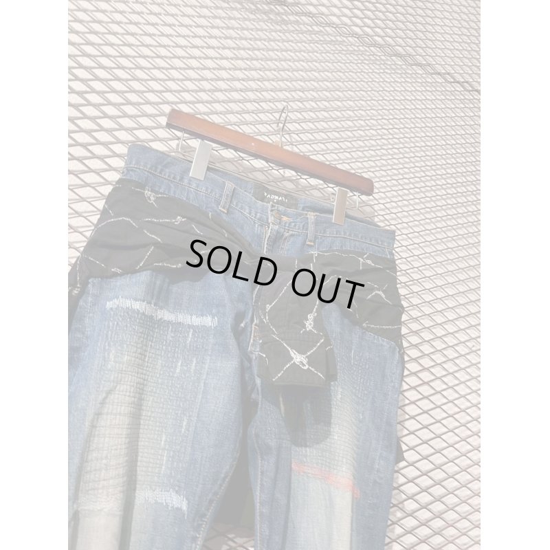 画像2: NEXUS VII - Docking Design Repair Denim Pants