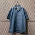 画像1: Acne - S/S Open Collar Denim Shirt (1)