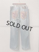 Pelle Pelle - 00's Embroidered Wide Denim Pants