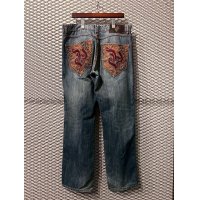 Pelle Pelle - 00's Embroidered Wide Denim Pants