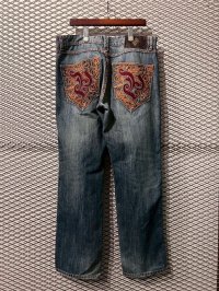 Pelle Pelle - 00's Embroidered Wide Denim Pants