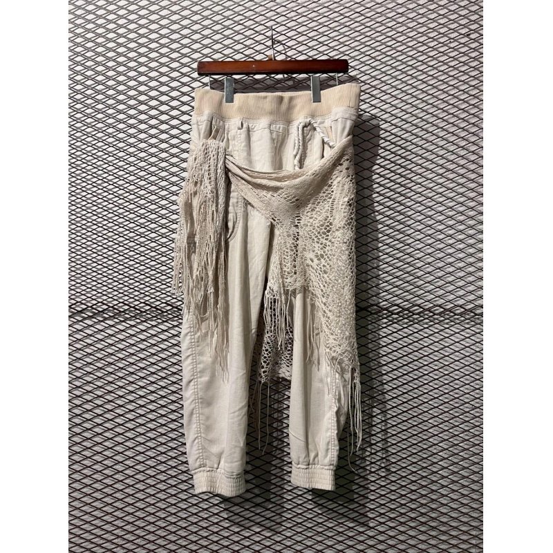 画像1: goa - Scarf Wrapped Sweat Pants