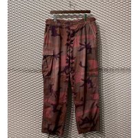 Rich hippie - Embroidery Camouflage Cargo Pants