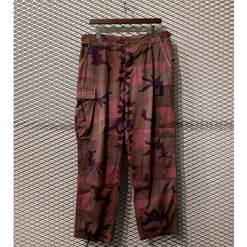 画像1: Rich hippie - Embroidery Camouflage Cargo Pants