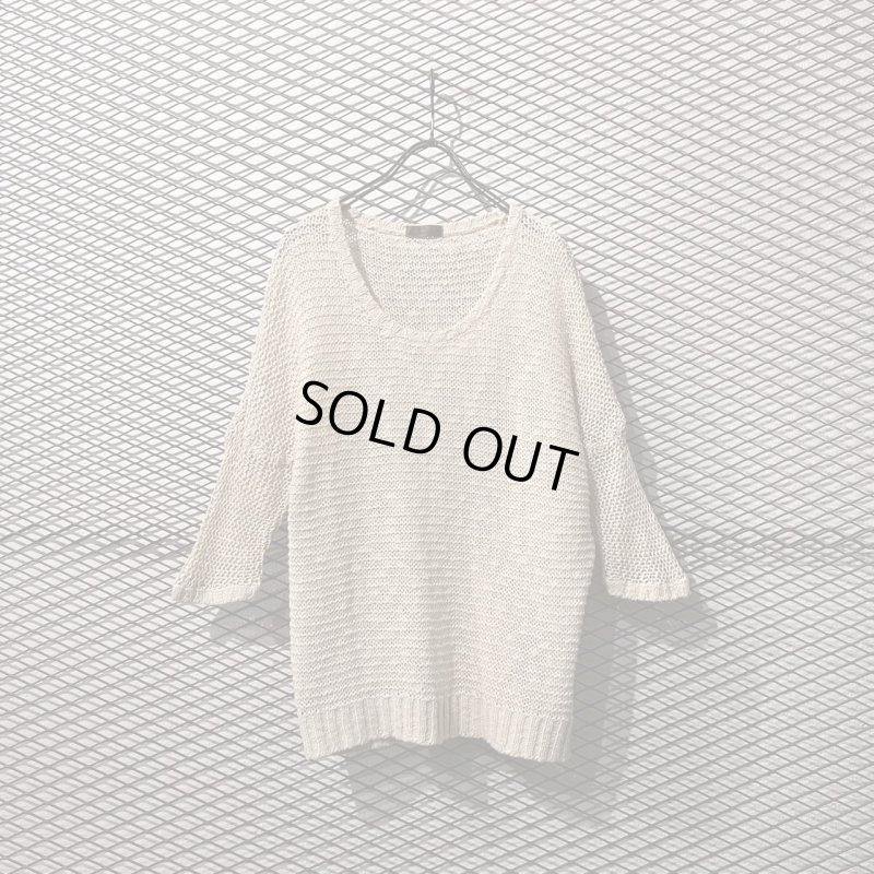 画像1: goa - Linen Blend Knit Tops