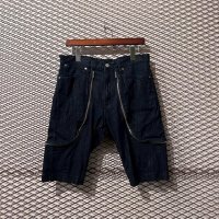 LAD MUSICIAN - Zip Design Denim Shorts