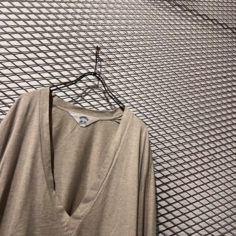 画像2: SUN SEA - V-neck L/S Tee