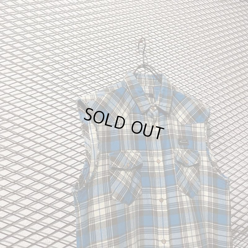 画像2: UNDERCOVER - 09S/S Check Nosleeve Shirt