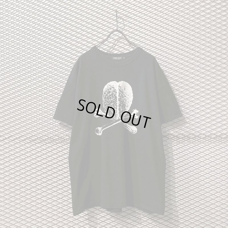 画像1: UNDERCOVER - Brain × Crossbone Tee