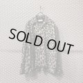 NEON SIGN - Fire Heart Leopard Open Collar Shirt