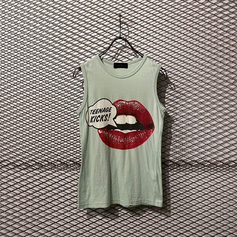 画像1: HYSTERIC GLAMOUR - Lip Nosleeve Tee